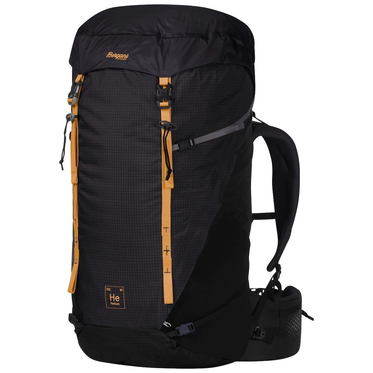 Bergans Helium V5 55L Rucksack (dark-shadow-grey/black/golden-yellow) 3 Bergans Helium V5 55L Rucksack (dark-shadow-grey/black/golden-yellow)