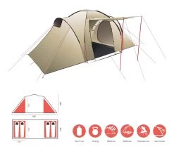 Grand Canyon Atlanta 4 Zelt (mojave/desert) 11 Grand Canyon Atlanta 4 Zelt (mojave/desert) -Outdoor Ausrüstung Grand Canyon Atlanta 4 Zelt mojave desert D 330031 Bild 5