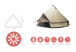 Grand Canyon Indiana 10 Zelt (mojave/desert) -Outdoor Ausrüstung Grand Canyon Indiana 10 Zelt mojave desert D 330037 Bild 5