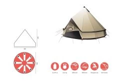 Grand Canyon Indiana 8 Zelt (mojave/desert) -Outdoor Ausrüstung Grand Canyon Indiana 8 Zelt mojave desert D 330035 Bild 5