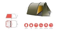 Grand Canyon Robson 4 Zelt (capulet-olive) 11 Grand Canyon Robson 4 Zelt (capulet-olive) -Outdoor Ausrüstung Grand Canyon Robson 4 Zelt capulet olive D 330012 Bild 5