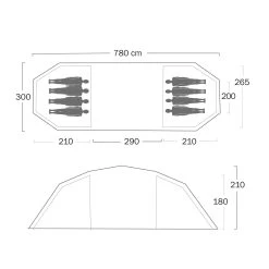 Helsport Valhall Zelt (green) -Outdoor Ausrüstung Helsport Valhall Zelt green D 152 890 Bild 5