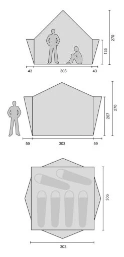 Nordisk Midgard 9.2 Zelt (natural) -Outdoor Ausrüstung Nordisk Midgard 9.2 Zelt natural D 142029 Bild 7