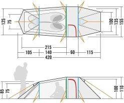 Tatonka Okisba 2 Zelt (green) -Outdoor Ausrüstung Tatonka Okisba 2 Zelt green D 2597 070 Bild 7