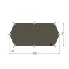 Tatonka Tarp Wing 1 LT (stone-grey/olive) 2 Tatonka Tarp Wing 1 LT (stone-grey/olive) -Outdoor Ausrüstung Tatonka Tarp Wing 1 LT stone grey olive D 2475 332 Bild 1