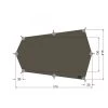 Tatonka Tarp Wing 2 LT (stone-grey/olive) 1 Tatonka Tarp Wing 2 LT (stone-grey/olive) -Outdoor Ausrüstung Tatonka Tarp Wing 2 LT stone grey olive D 2476 332 Bild 1