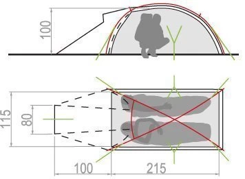 Vaude Power Sphaerio 2P Zelt (orange) 4 Vaude Power Sphaerio 2P Zelt (orange) – Bild 2